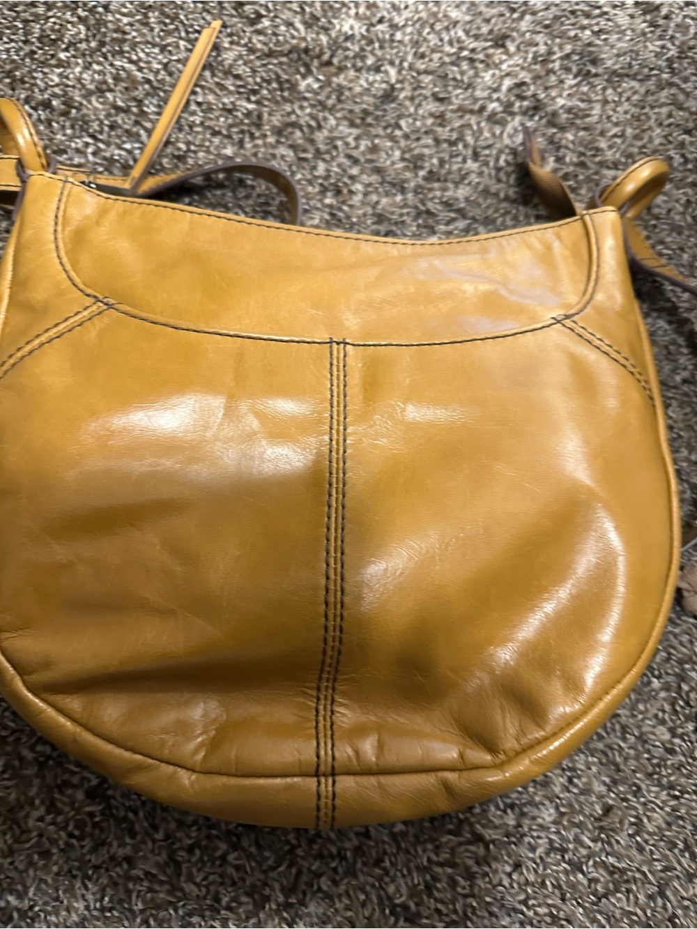 HOBOLeather Saddle Crossbody Bag in Cognac. Good condition.
